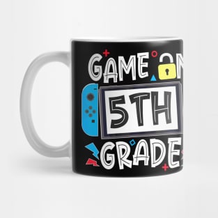 Back To School Game On 5Th Grade Gamer Kids Boys Mug